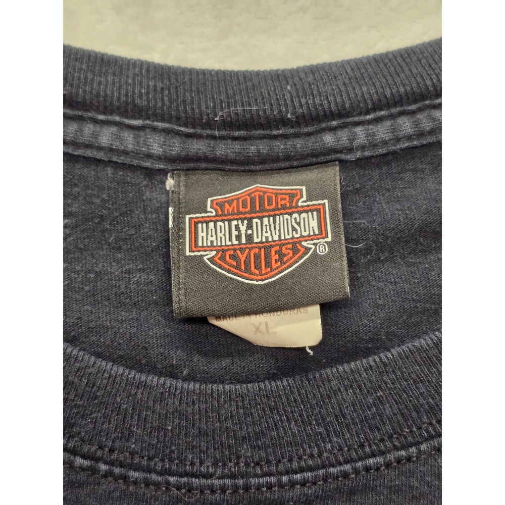 Harley Davidson Proper Attire Black T-Shirt Lentner‎ Iowa Graphic Mens XL Biker - Picture 5 of 9